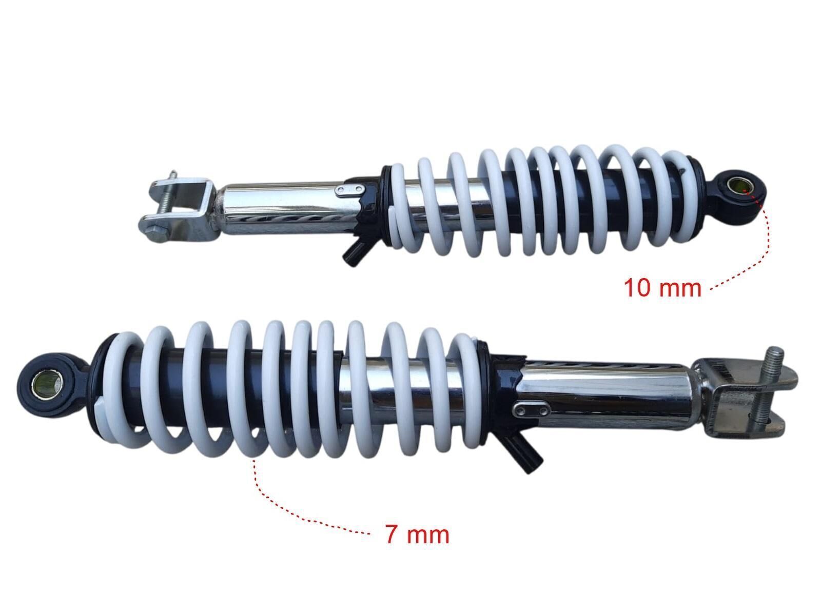 Scooter Arka Amortisör Beyaz 34,5 Cm