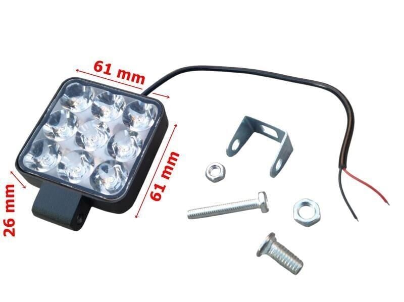 9 Ledli Kare Far Küçük