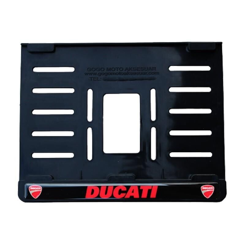 Ducati Ducatı Uyumlu Plastik (15X24 Cm) Kırılmaz Plakalık
