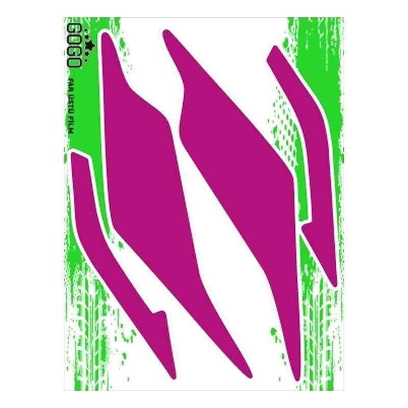 Honda Pcx 2021 - 2024 Uyumlu Geniş Far Üstü Film Mor