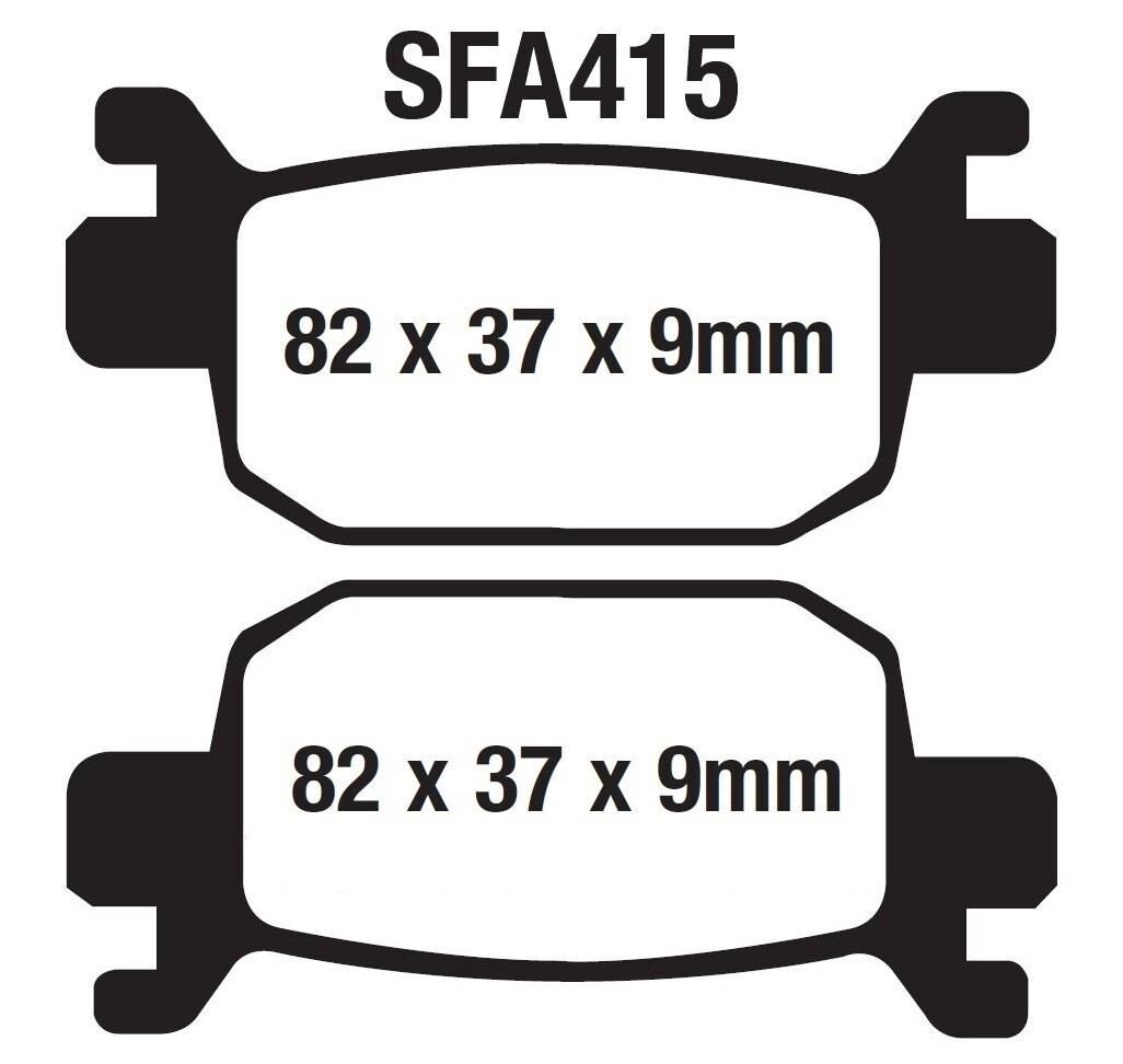 Mondial Buccaneer 250İ - Nevada Arka Fren Disk Balatası Sfa415