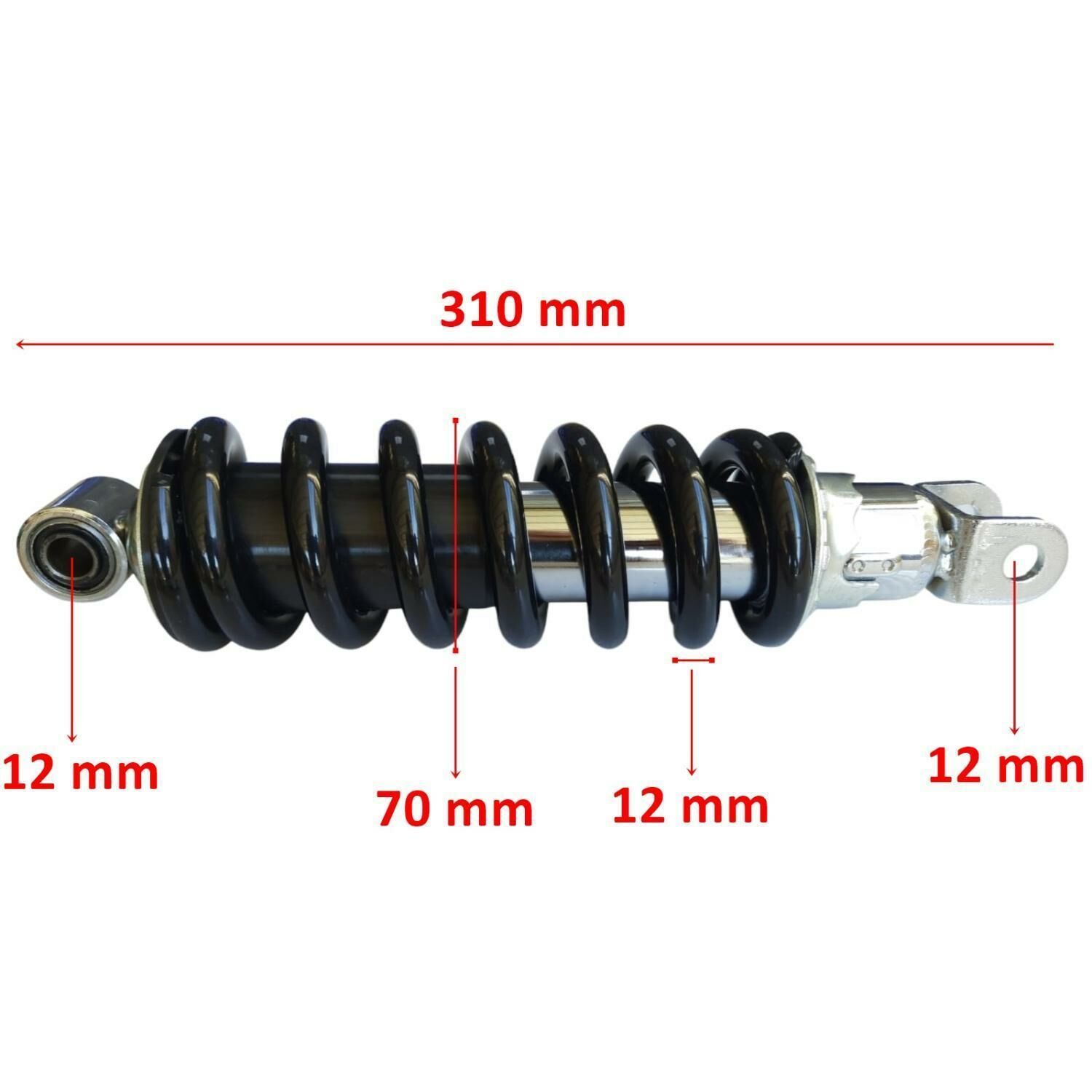 Cross 250 Fazer Arka Amortisör 320 Mm Tek Çatal