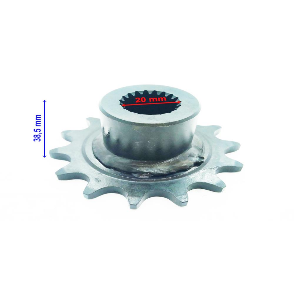 Atv Ön Dişli 520-14T İç 20Xuzunluk 38,5Xtm Öm