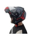 Jk-20 Jk115 Çeneli Motosiklet Kaskı Güneş Gözlüklü [Z1 Red] Desen Xl Beden