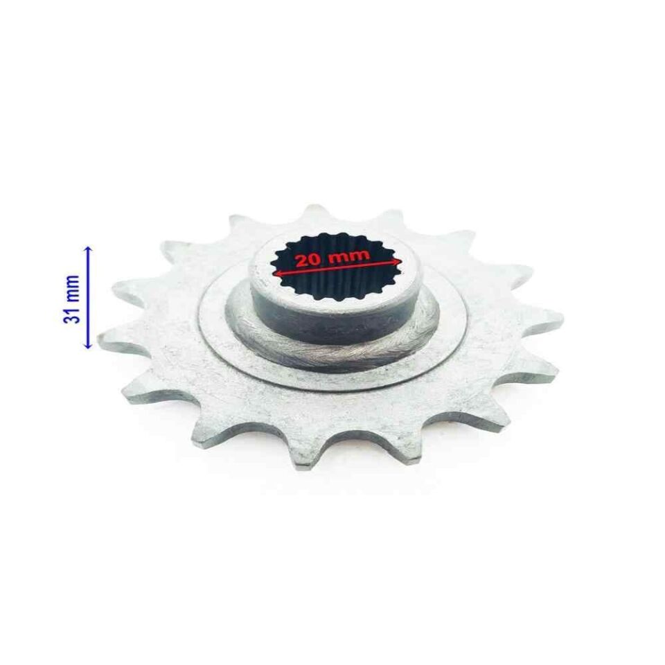 Atv Aeon Ön Dişli 520-15T İç 20Xuzunluk 31Xtm Öm