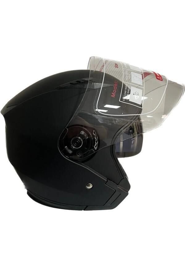 Jk-20 Jıekaı Yarım Güneş Gözlüklü [Mat Black]512 Desen Xl Beden