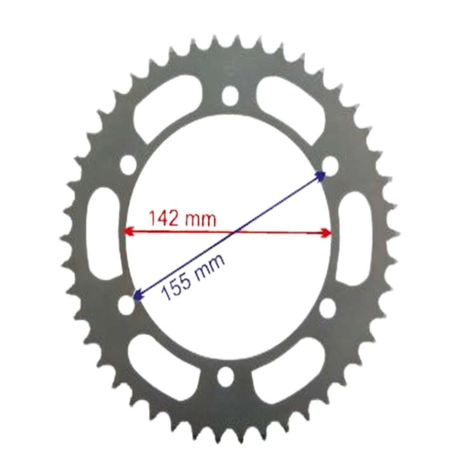 Hyosung Gt250R Arka Dişli 520-46T İç 142X6 Delikli Ind Öm