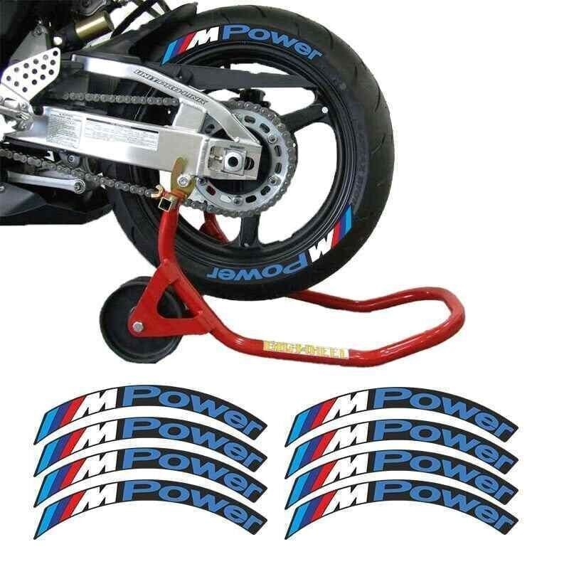 M Power Mavi 3D Lastik Yanak Yazısı