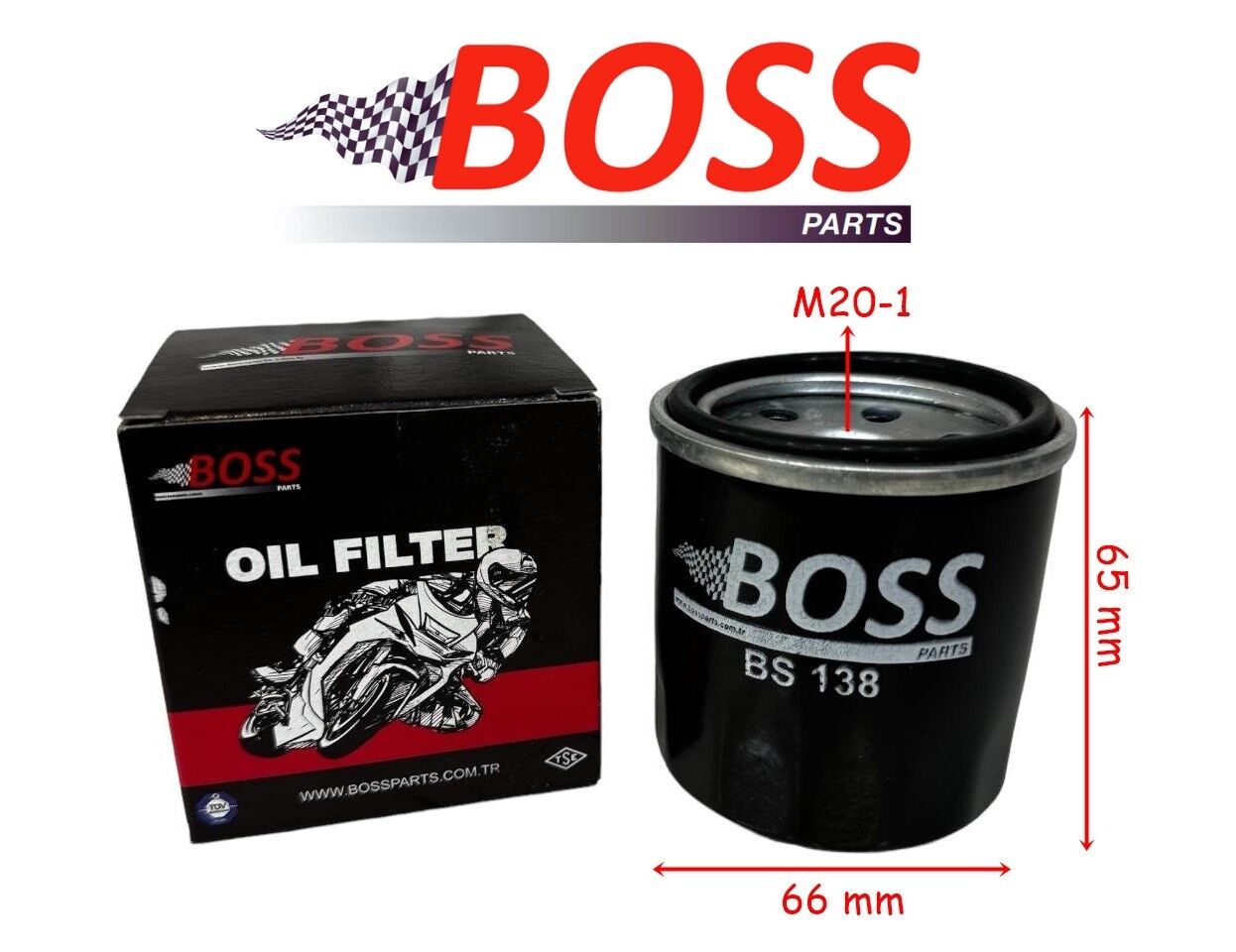 Suzukı Yağ Filtresi Bs138 (Hf138) 66-65-M20-1 Rks R250 Gw250 İnazuma Burgman An650 V-Strom Dl650-250