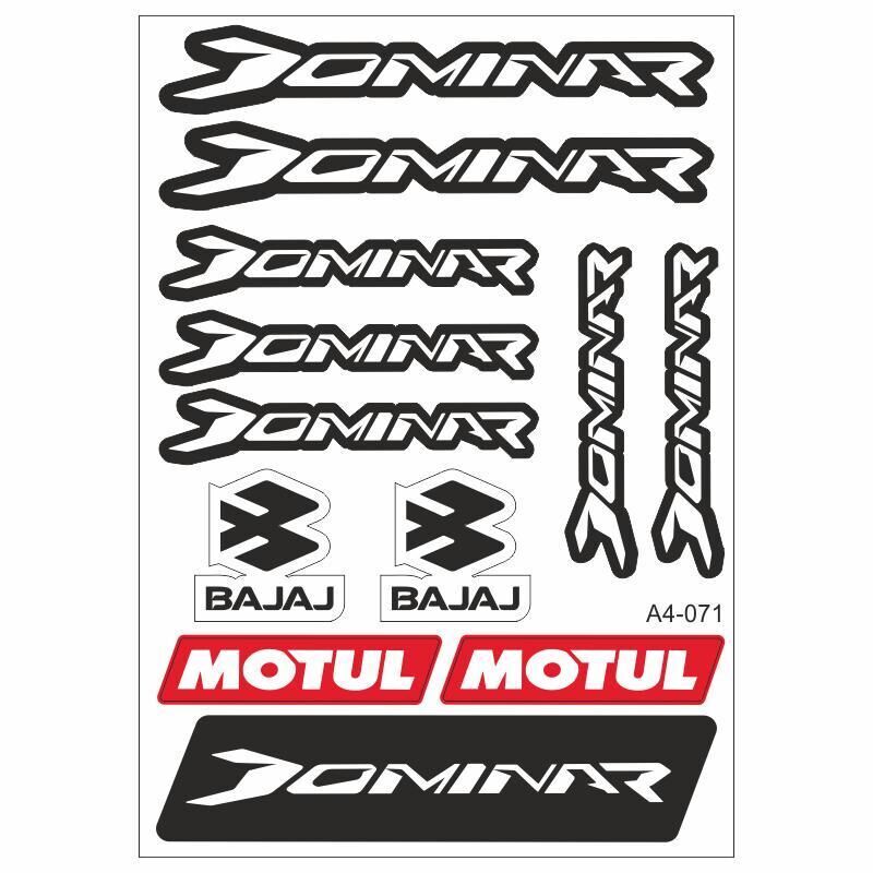 A4 Sticker 071 Tek Paket Çoklu