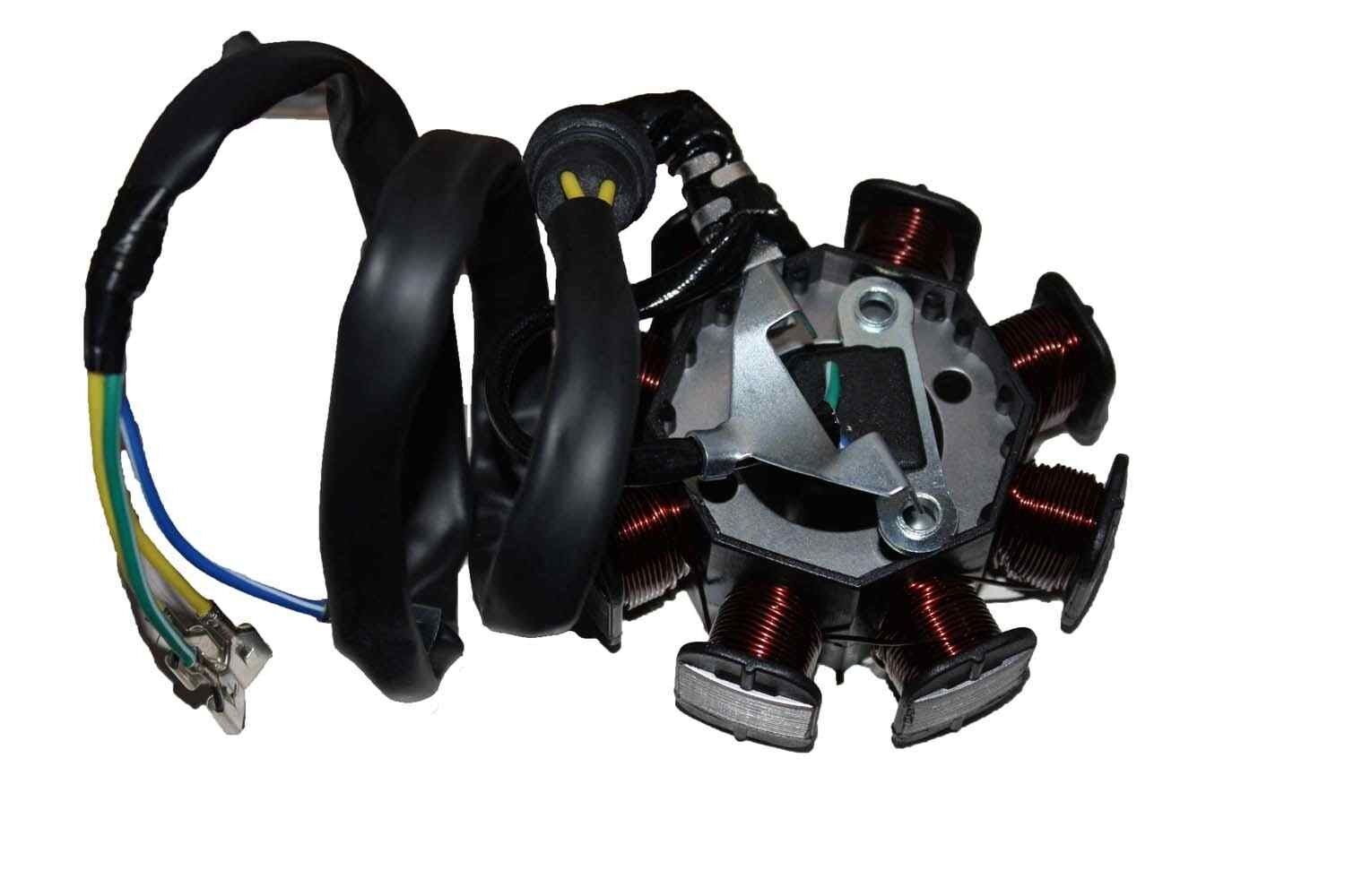 125 Cg Model Statör 8 Li Bezsiz 32-88X3 Delik 4 Kablo