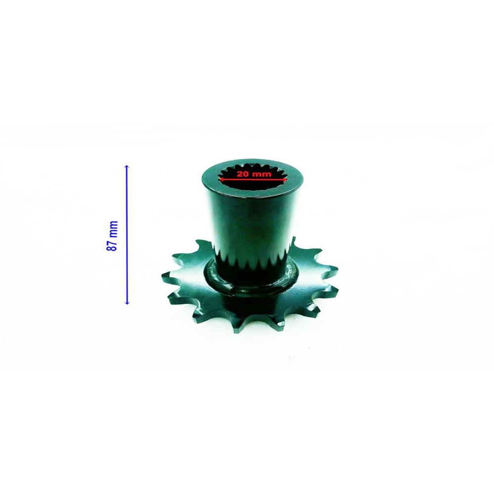 Atv Ön Dişli 530-14T İç 20Xuzunluk 87Xtm Öm