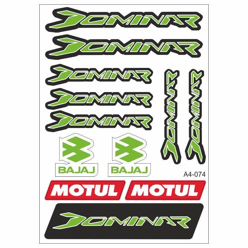 A4 Sticker 074 Tek Paket Çoklu