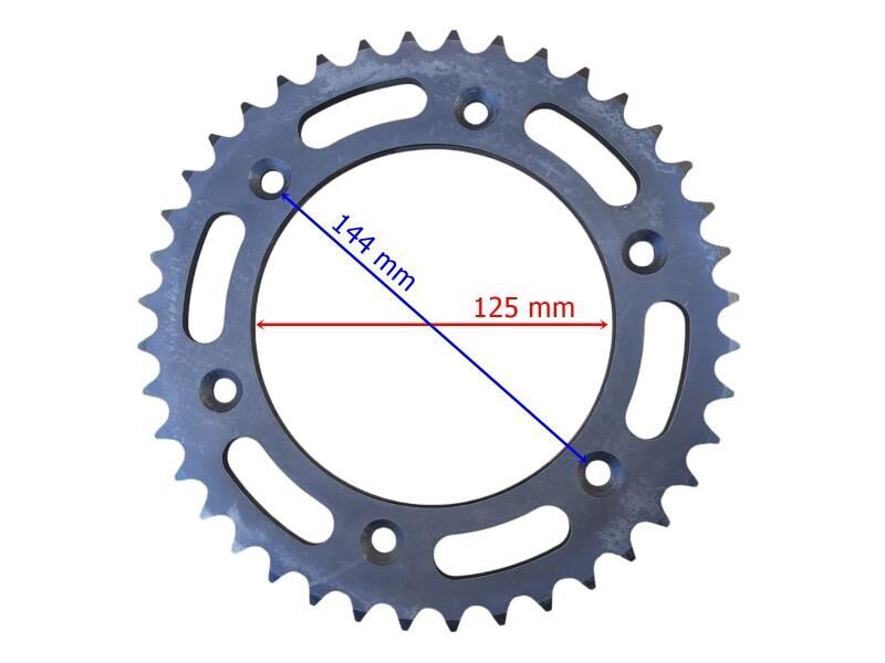 Apachi Arka Dişli 520-40T İç 125 Mm 6 Delikli Ind Öm