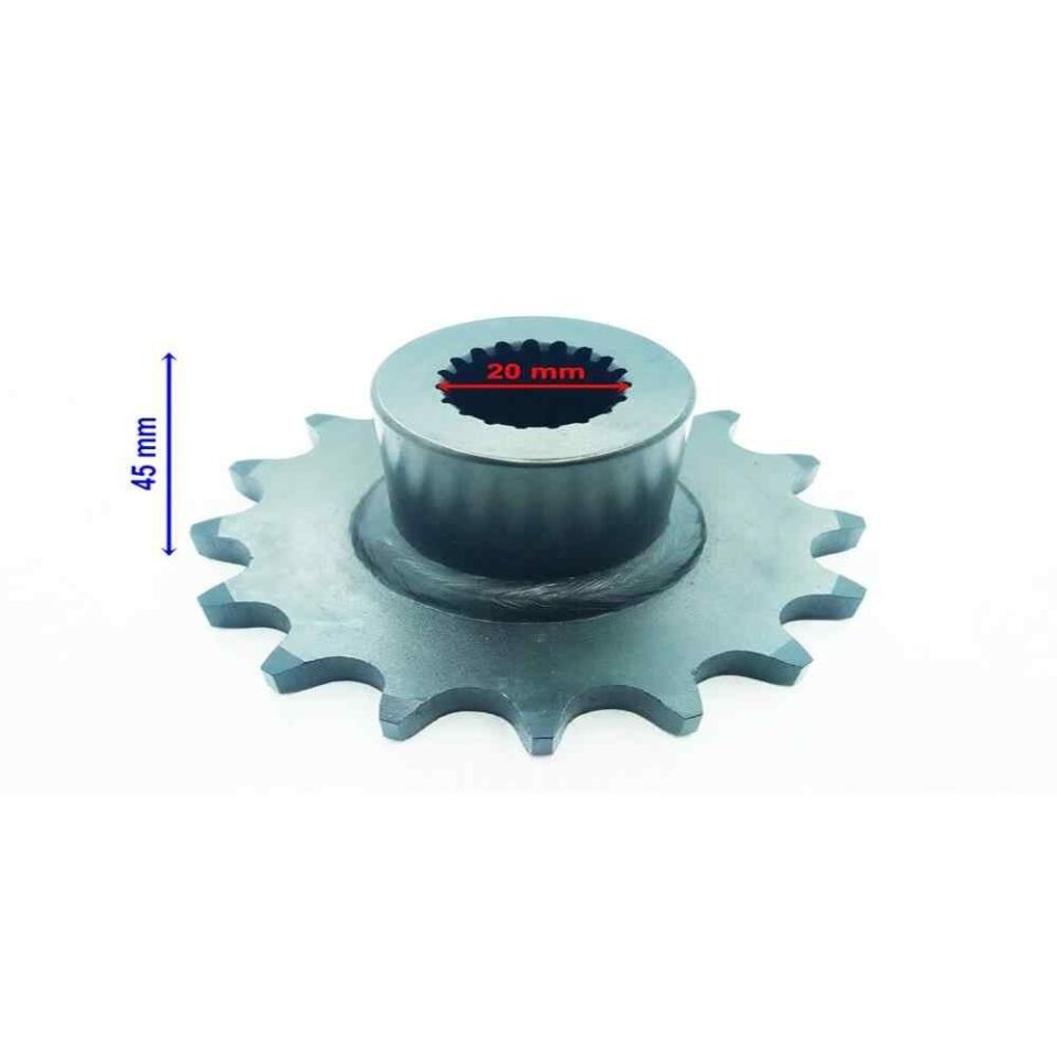 Atv Ön Dişli 530-16T İç 20Xuzunluk 45Xtm Öm