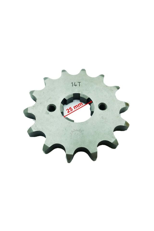 Atv Ön Dişli 530-14T İç 25X2 Delikli Öm