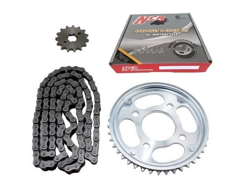 Honda Cbf 150 Ön-Arka Dişli Zincir Set Ncr 428H 128L 15-42T