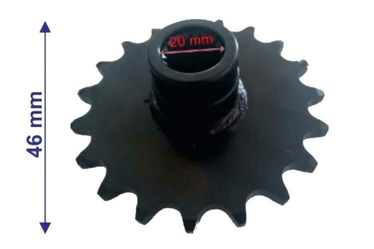 Ön Dişli 520-19t İç 20 Mm Uzunluk 46 Mm M Atv