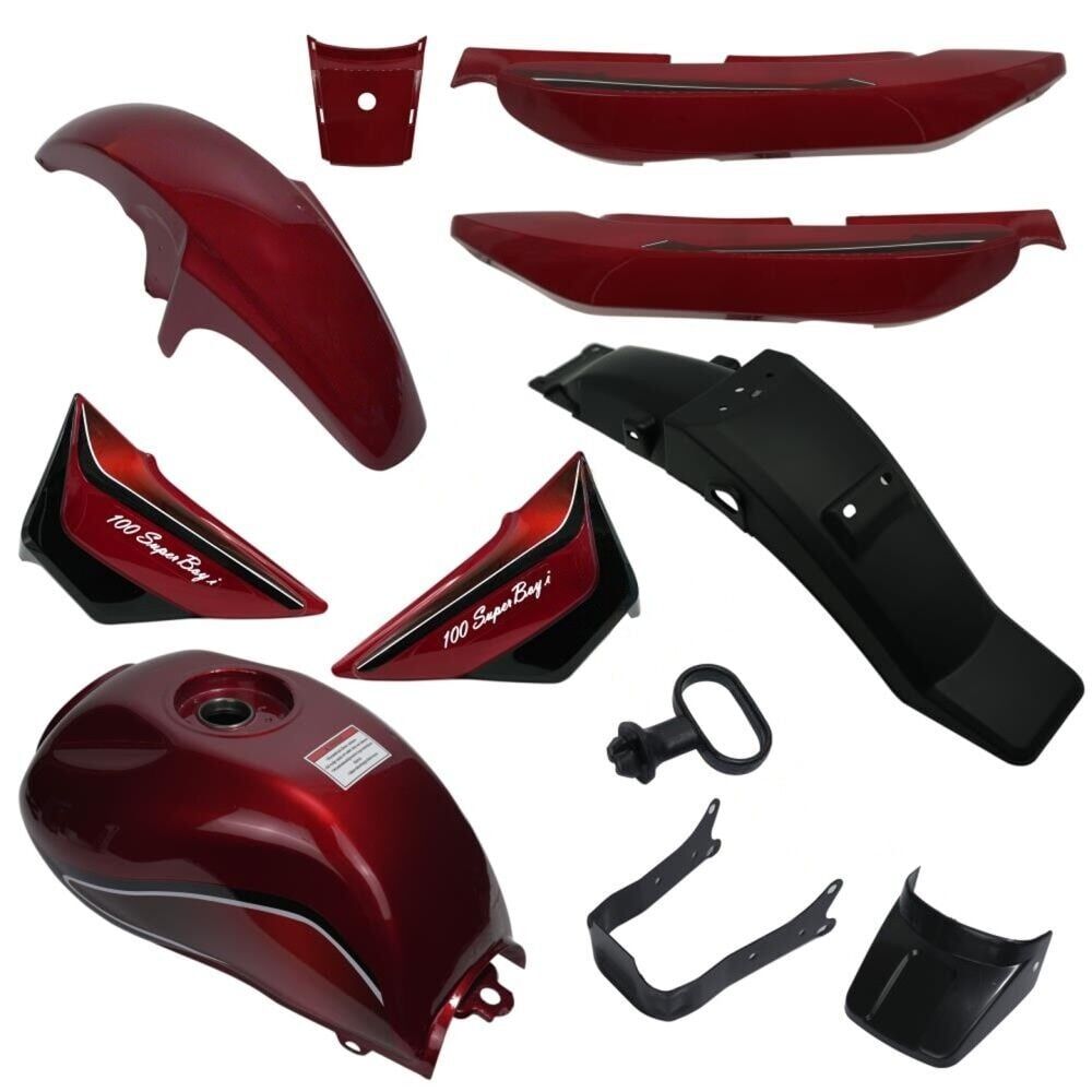 Mondial Mg 100İ Superboy Kaporta Seti Kırmızı (Enjeksiyonlu)