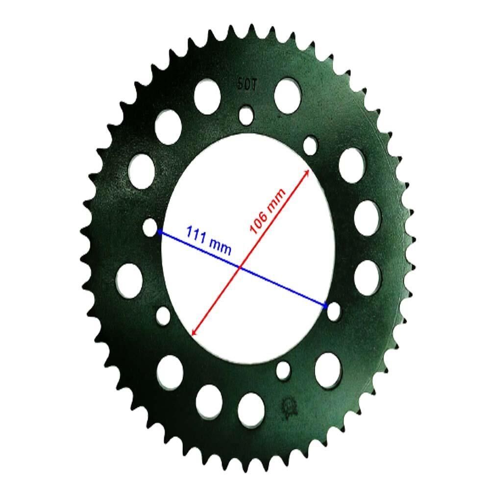 Cross Kuba Black Cat Arka Dişli 428-50T İç 106 Mm 6 Delikli Öm