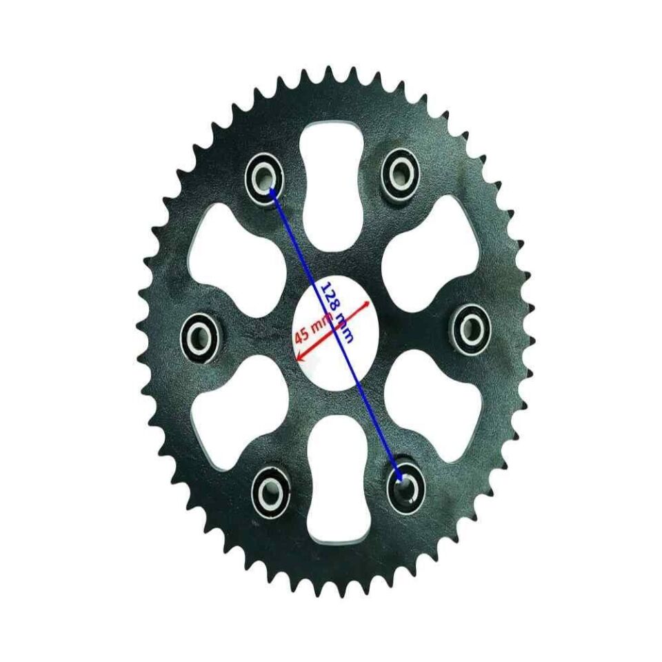 250 Yuki İzci Arka Dişli 428-50T İç 45X6 Takozlu Ind Öm