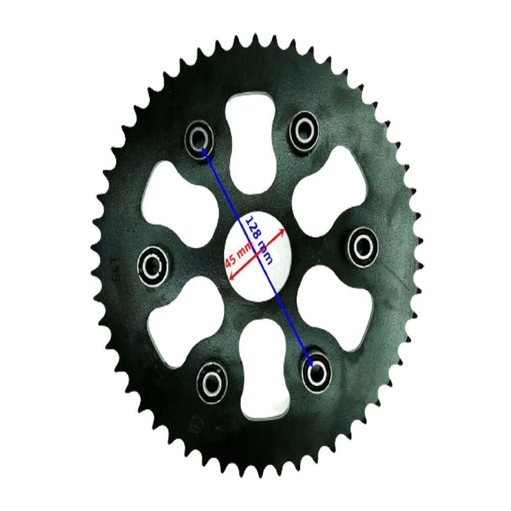 250 Yuki İzci Arka Dişli 428-54T İç 45X6 Takozlu Ind Öm