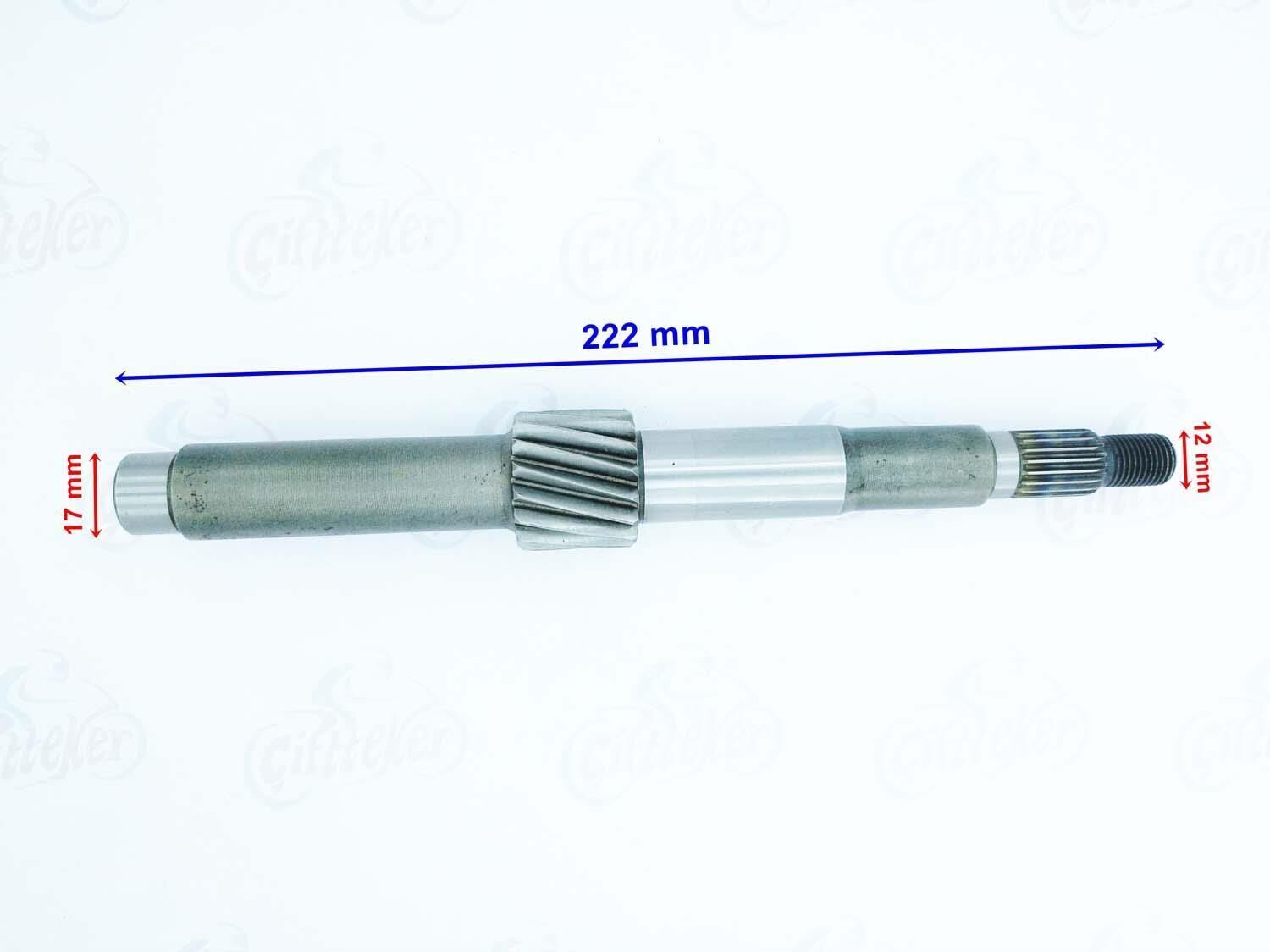 Atv Bs150 Vulcan Terratrack Kanuni Tahrik Mili 16T 222 Mm Öm