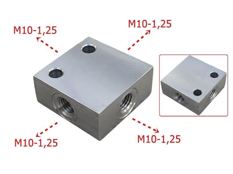 Atv Fren Hidrolik Dağıtıcı 4 Lü Kare Öm