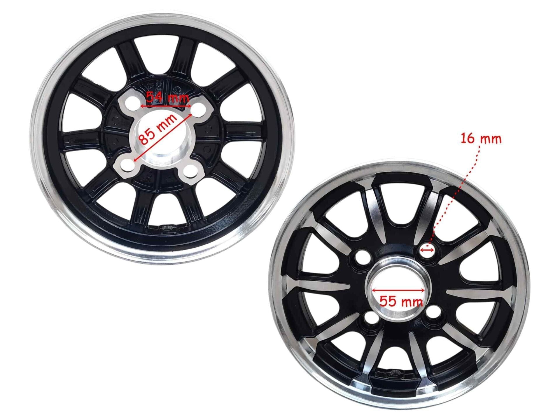 Ebıs E-Bis 3 Tekerli Binek Arka Jant Çelik 10-2.50