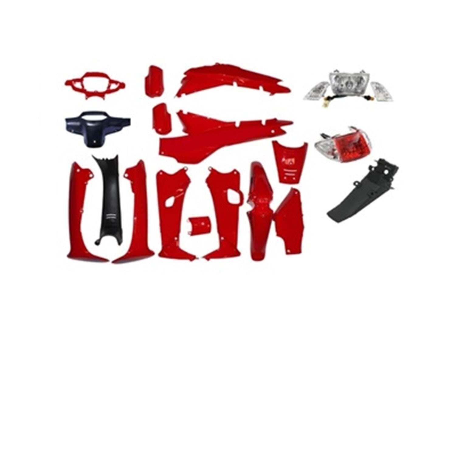 Bisan Kaporta Seti Cup 100 Lifan Kırmızı (Far Stop Dahil)