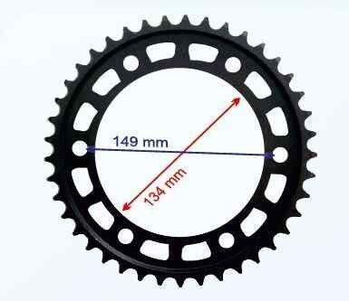 Cbr 600-1000Rr Arka Dişli 525-41T İç 134X6 Delikli Ind Öm