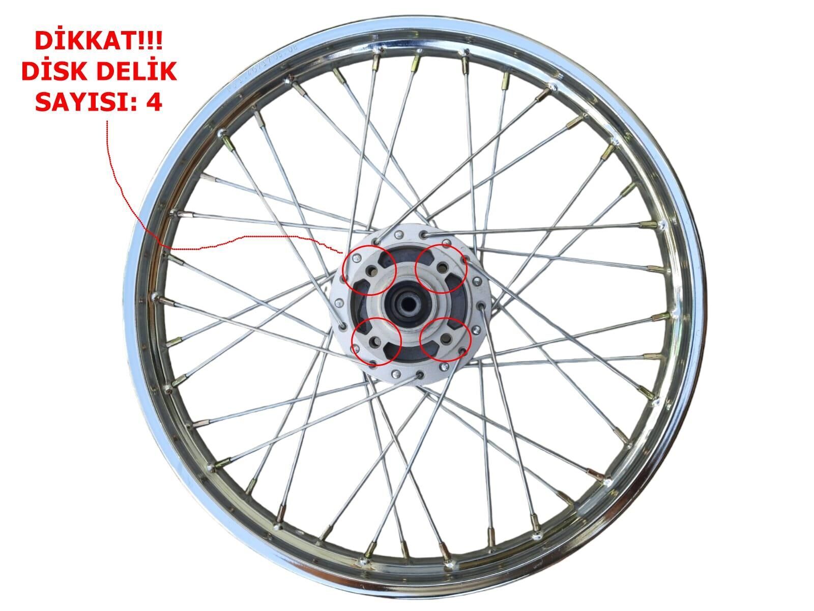 Bisan Terra Ön Jant 1.40-17 Komple (4 Delikli)