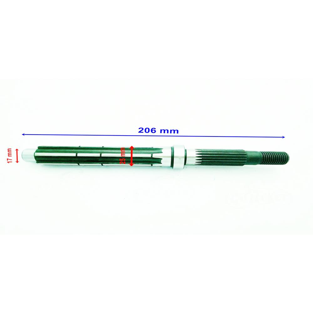 Atv Arka Çıkış Mili 6 Kanallı Uzun 25-206Xöm