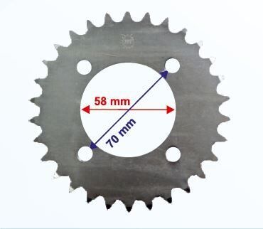 150Kn-Mh Arka Dişli 428-30T İç 58 Mm Öm