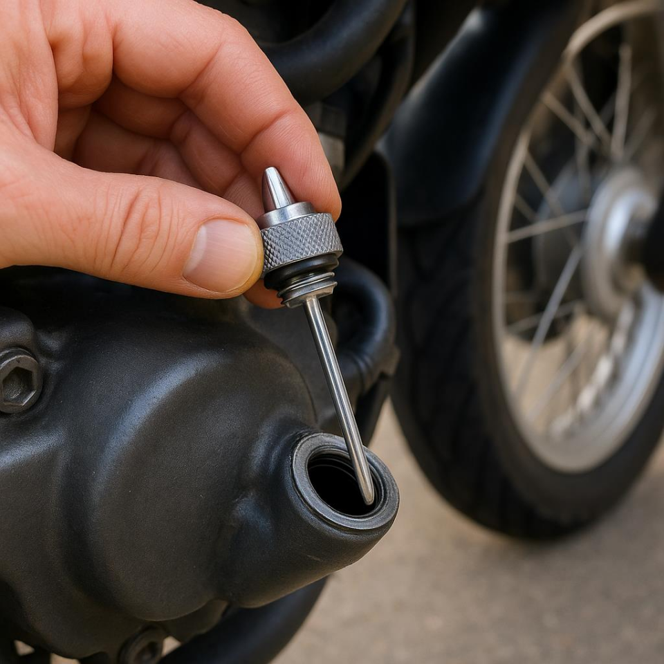 Cg -Cub Yağ Seviye Çubuğu Modifiye Metal Nikel (Özel Tasarım)