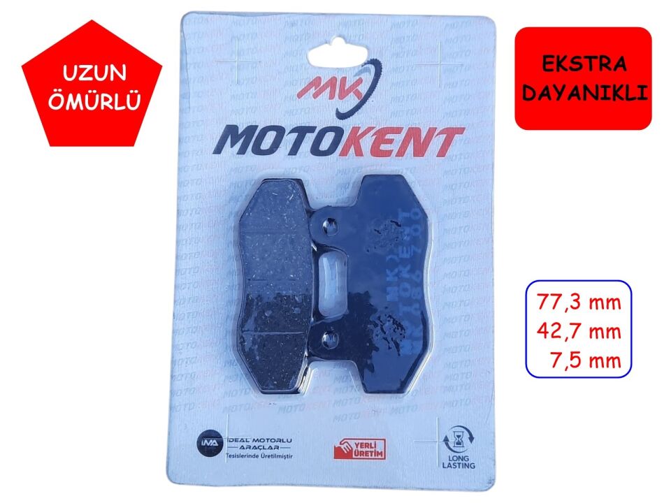 Rks Newlight Arka Fren Disk Balatası Ym Fa086 Mtk