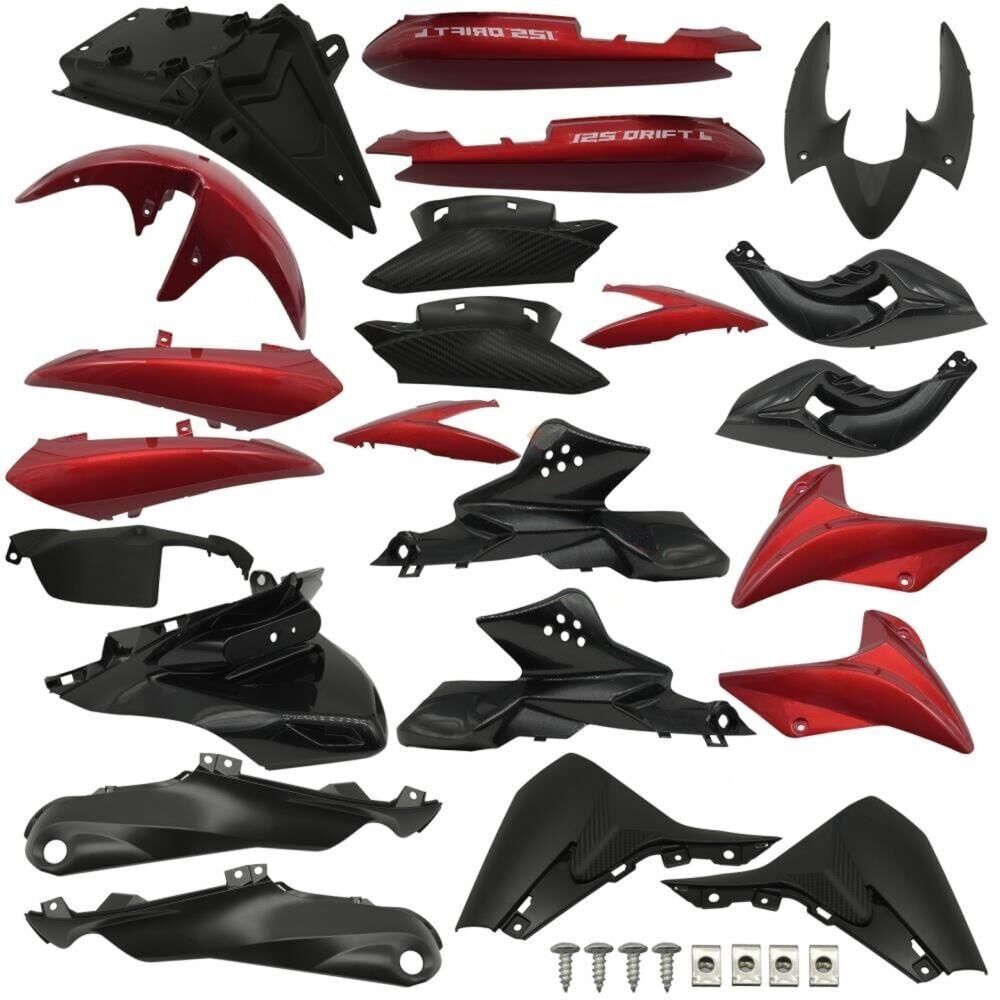 Mondial Mh Drift L Kaporta Seti Kırmızı 23 Parça