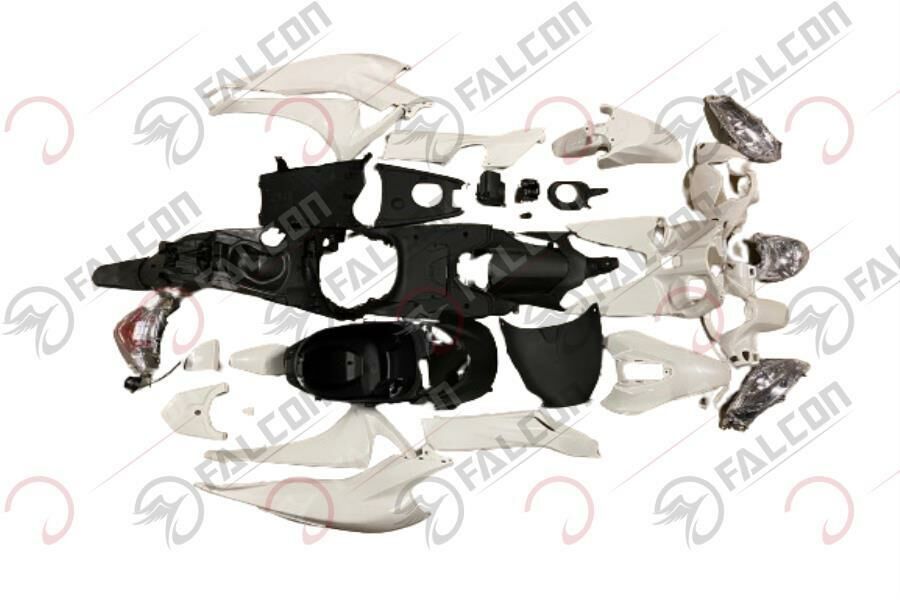 Honda Dio Kaporta Seti Beyaz Aydınlatma Grubu Dahil (28 Parça Full Set)