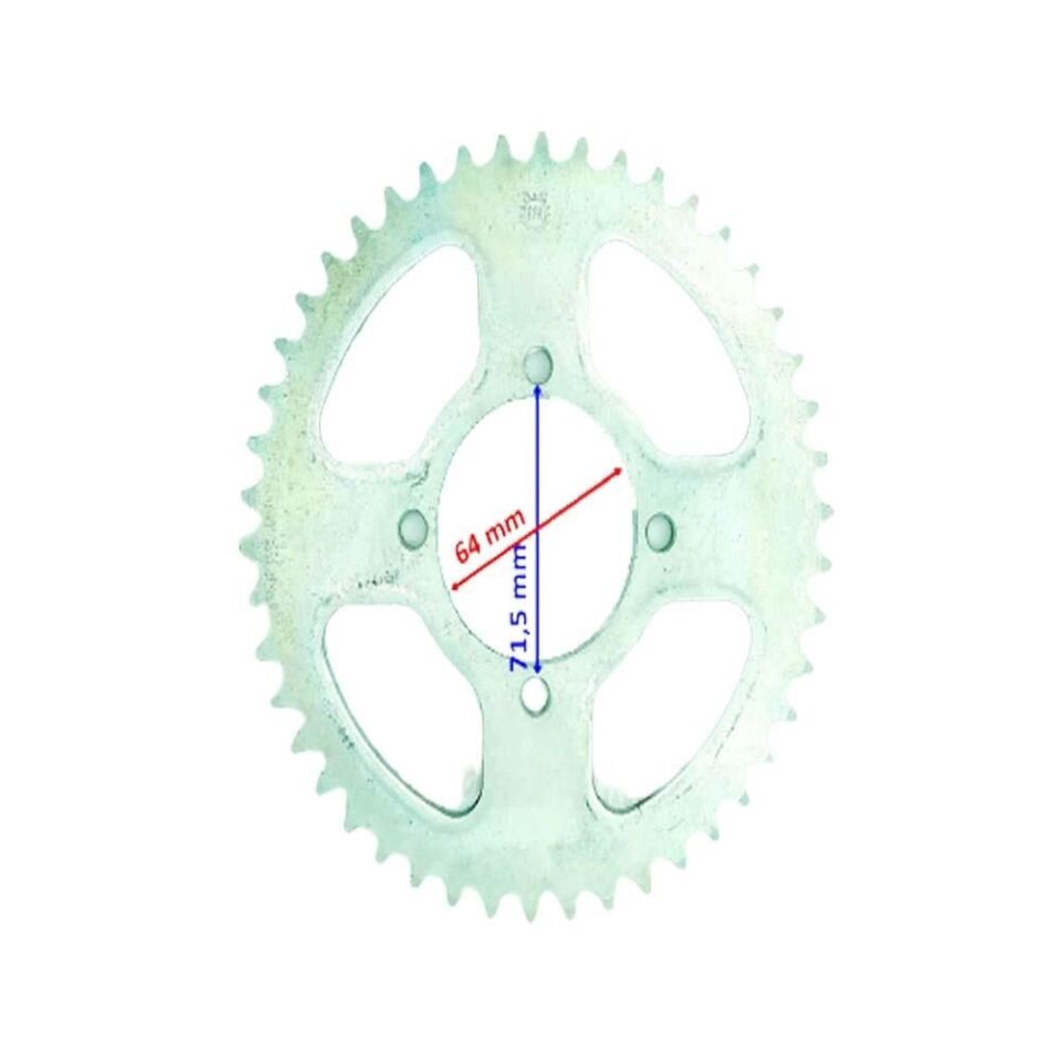 Kanuni Racer 200 Arka Dişli 428-46T İç 64 Mm Öm