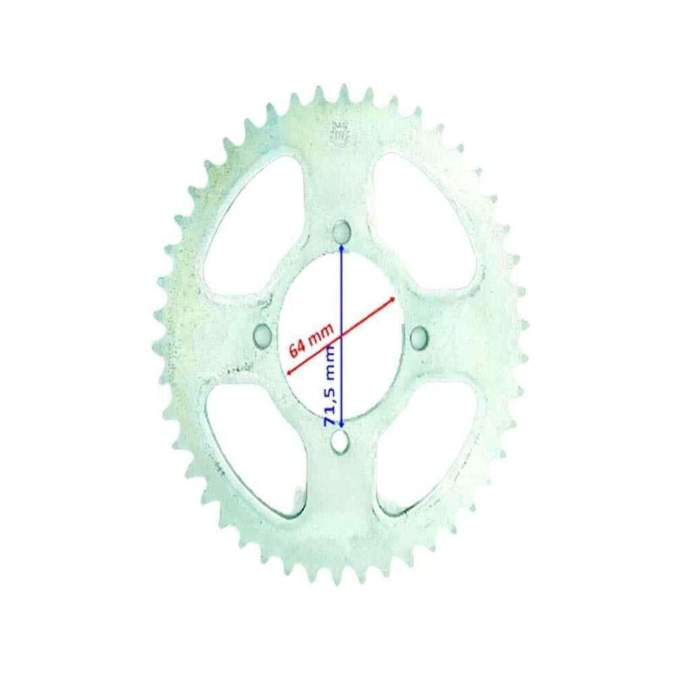 Kanuni Racer 200 Arka Dişli 428-46T İç 64 Mm Öm