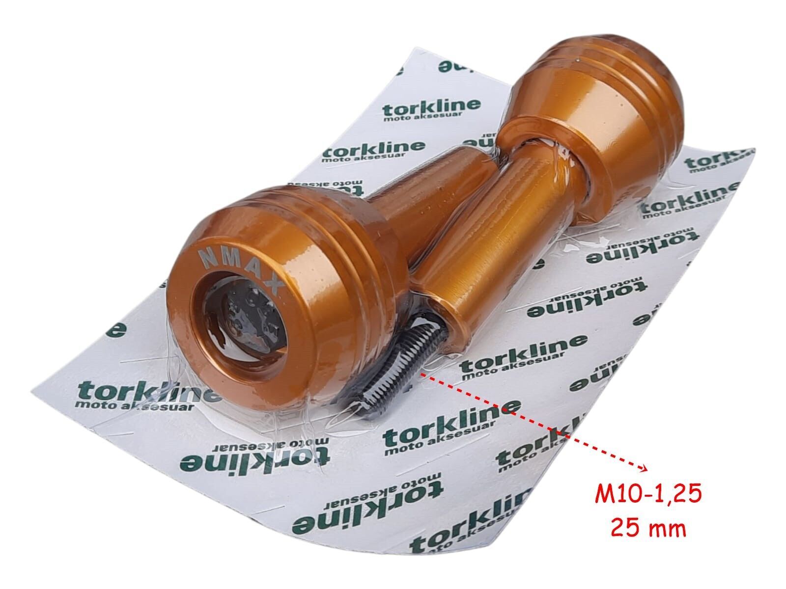 Yamaha Nmax Egzoz Koruma Takozu Alüminyum Gold 2 Li