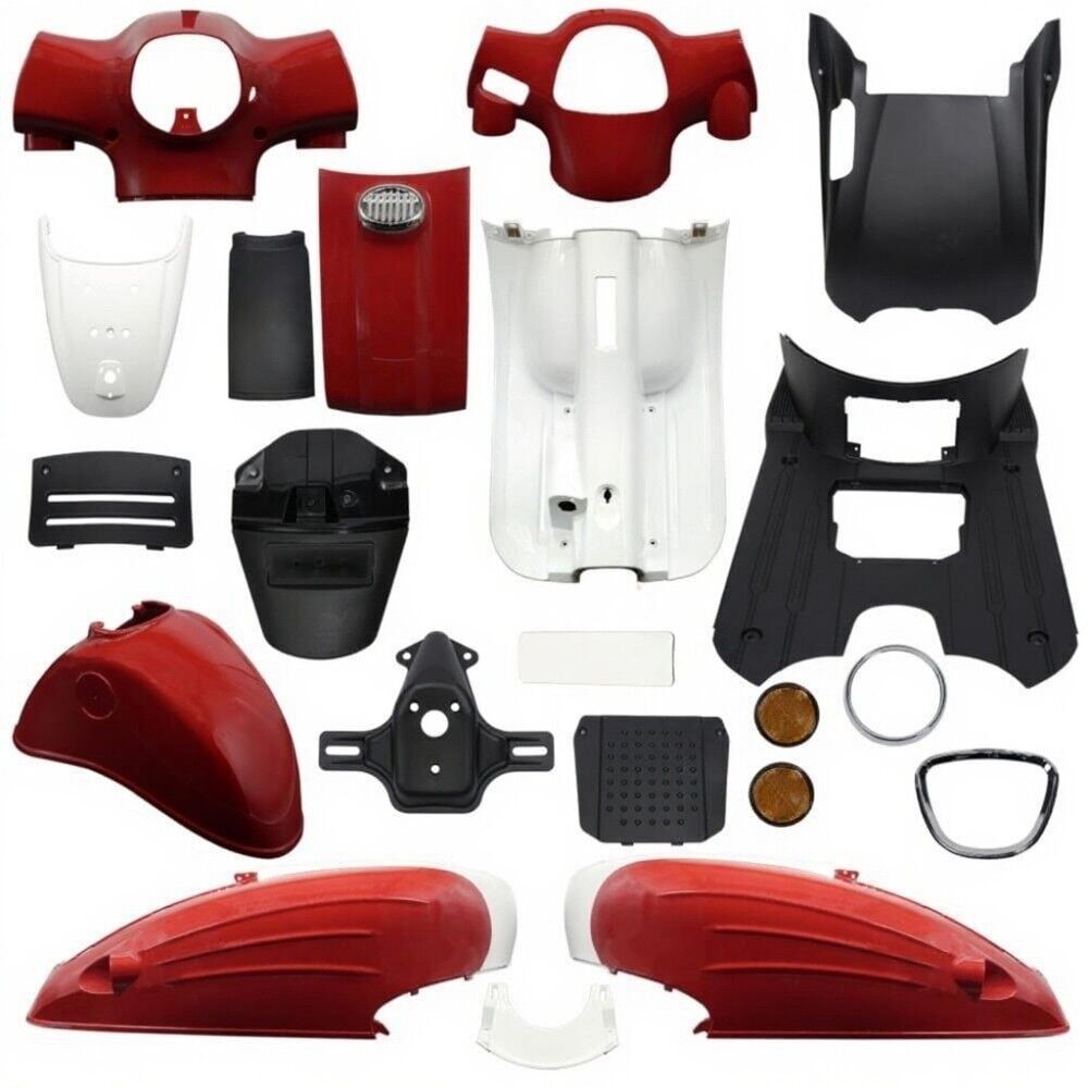 Mondial Turismo 50İ Kaporta Seti Kırmızı 21 Parça