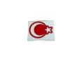 Türk Bayrağı Yapıştırma Yuvarlak ( 8Cm )
