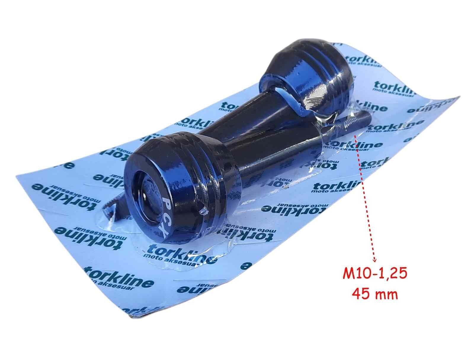 Honda Pcx Egzoz Koruma Takozu Alüminyum Siyah 2 Li