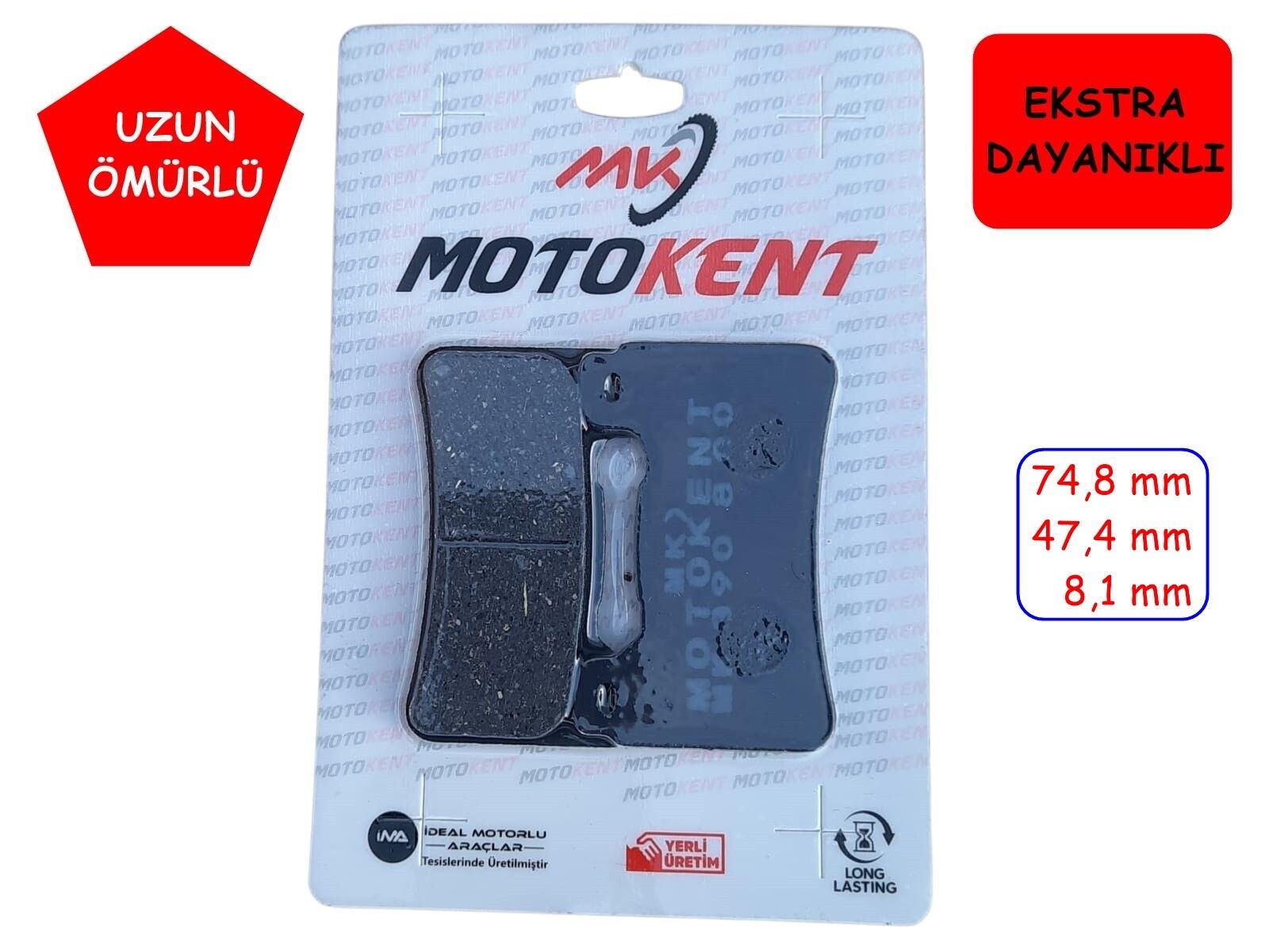 Cf Moto Mt800 Arka Fren Disk Balatası Fa390 Mtk