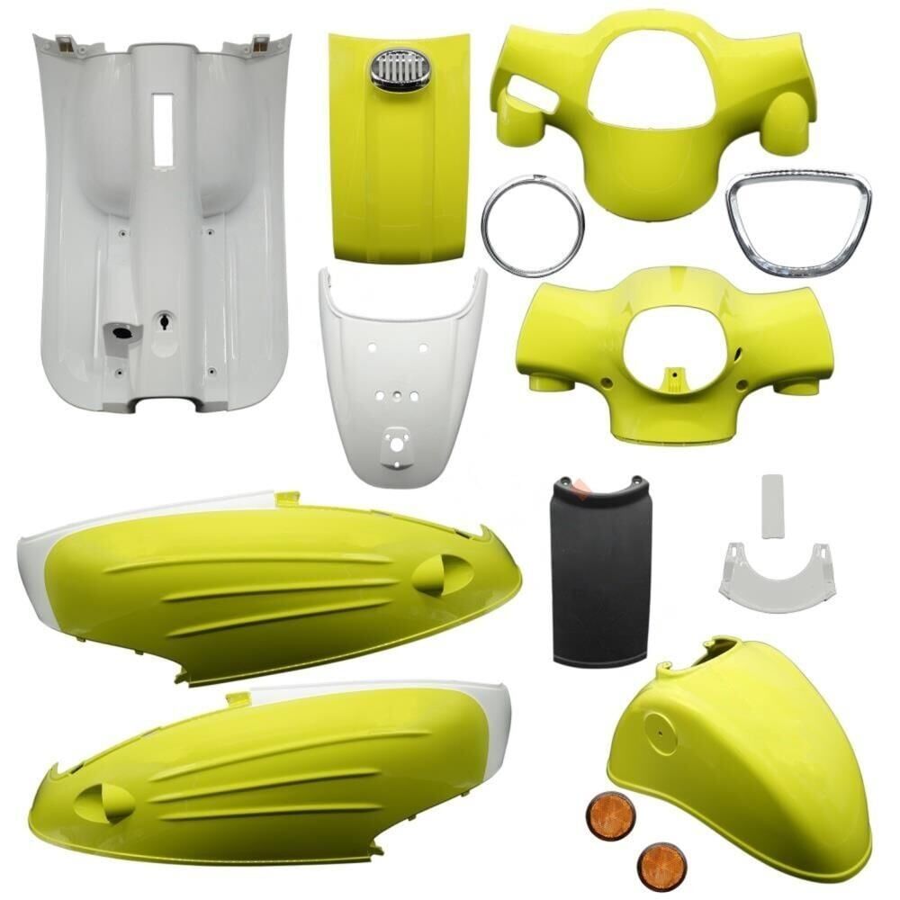 Mondial Turismo 50İ Kaporta Seti (Boyalı Parçalar) Sarı 15 Parça