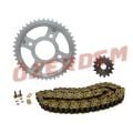 Honda Cbr 125R Ön-Arka Dişli Zincir Set O-Ringli Sfr Gold 428-15-44T (2011-2017)