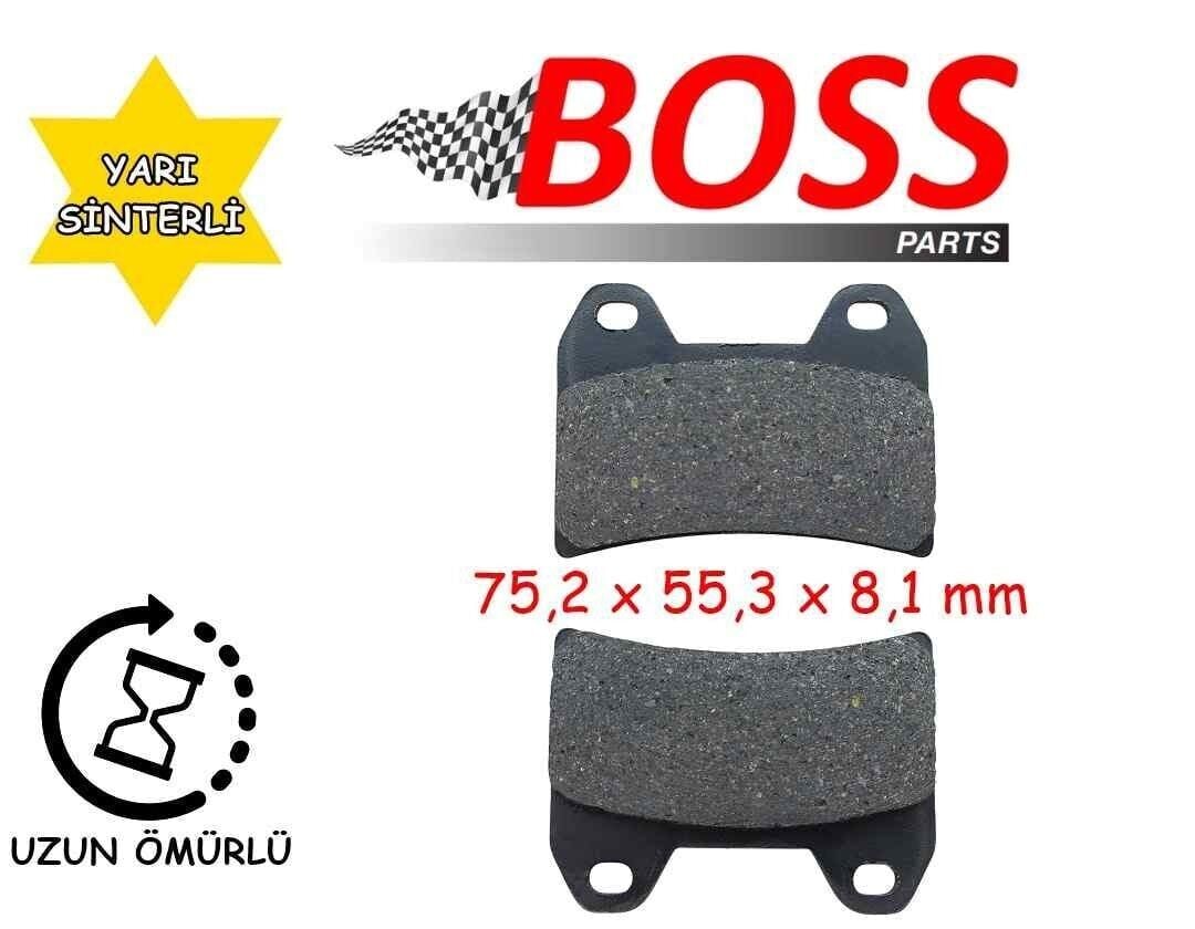 Yamaha Ön Fren Disk Balatası Boss Fa244 Ktm 790-1190-1290, Xt 660 X, Aprilia Rs 250