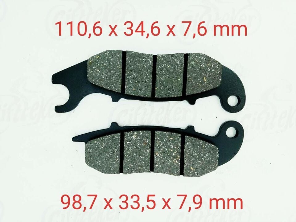 Honda Cbr 125 Ön Fren Disk Balatası Fa375 Gold