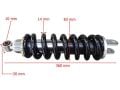 Honda Cross Nx350 Sahara Arka Amortisör 360 Mm Gazlı